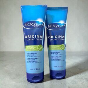 Noxzema Classic Clean Original Deep Cleansing Cream Wash Eucalyptus 8oz Lot of 2